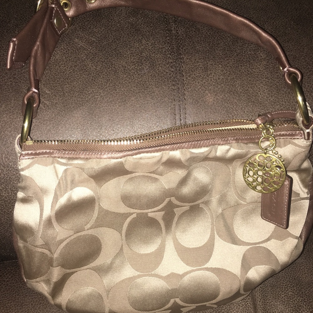 Brown coach bag